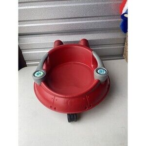 Radio Flyer Spin N Saucer Red Model 635 Caster Ride-On 360 Degree EZ-Glide